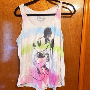 *3 for $30* Tie Dye Micky Mouse Tank Top